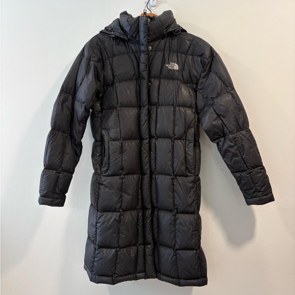 North Face long down puffer jacket